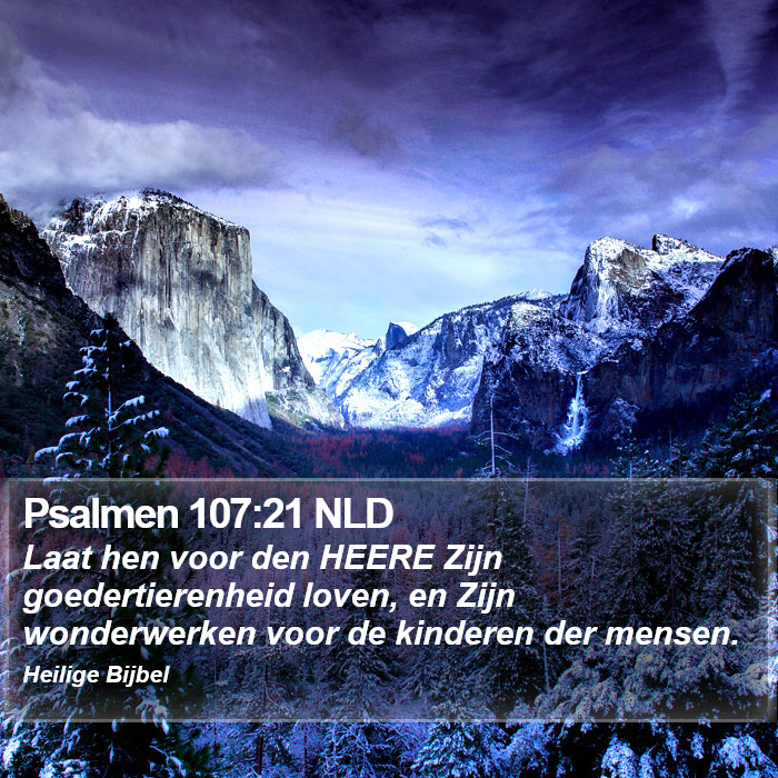 Psalmen 107:21 NLD Bible Study