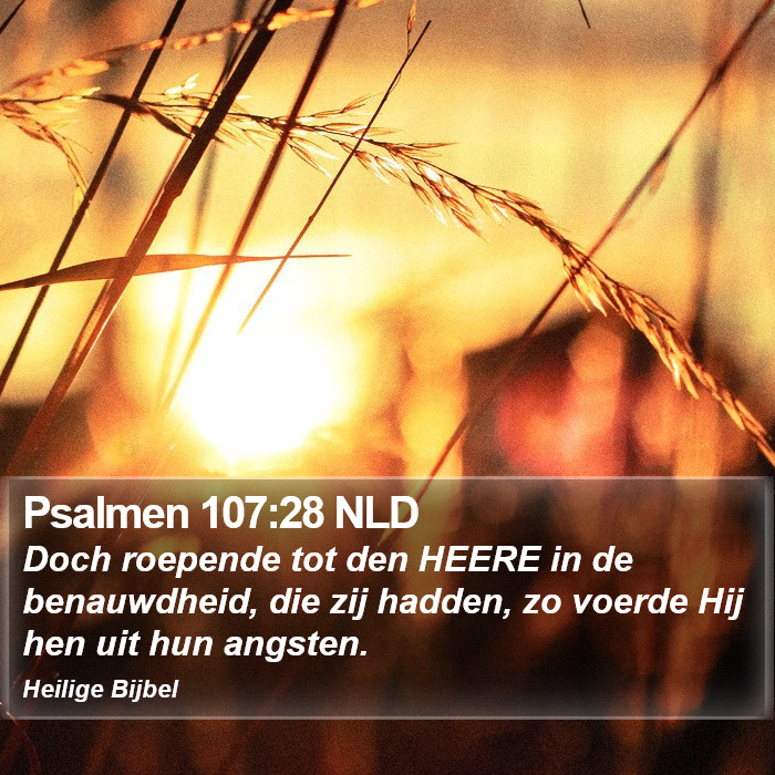 Psalmen 107:28 NLD Bible Study