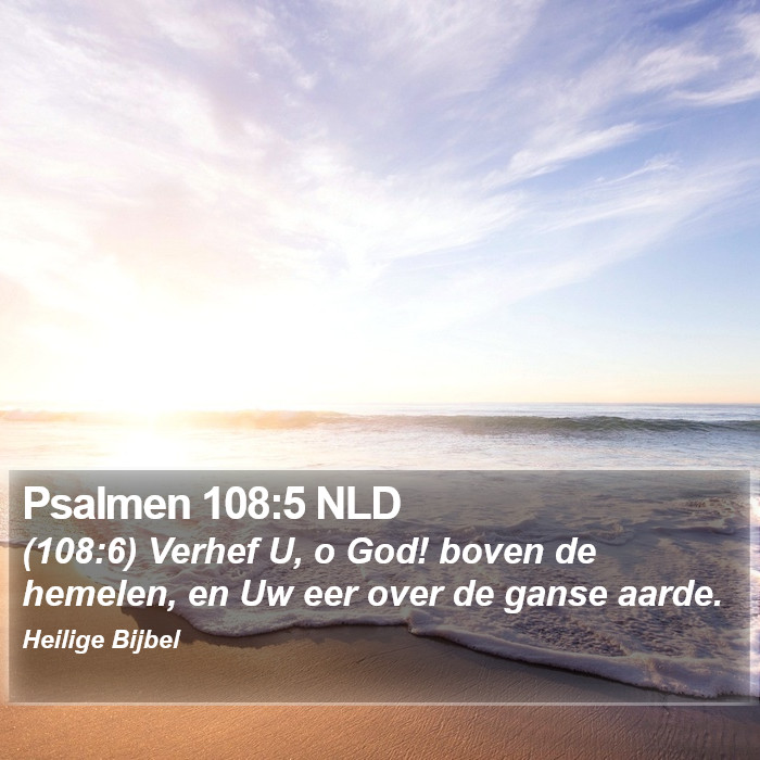 Psalmen 108:5 NLD Bible Study