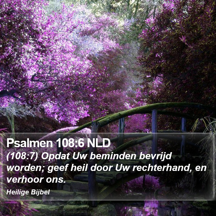 Psalmen 108:6 NLD Bible Study