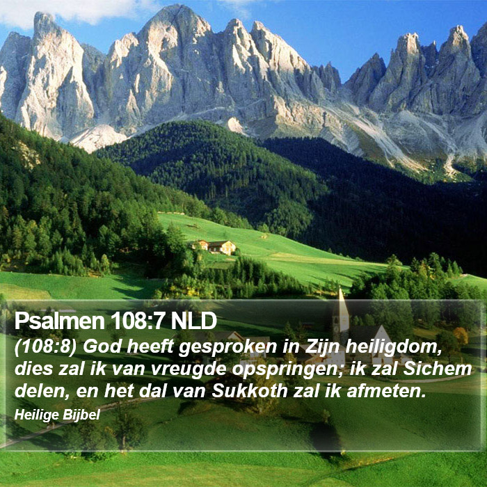 Psalmen 108:7 NLD Bible Study