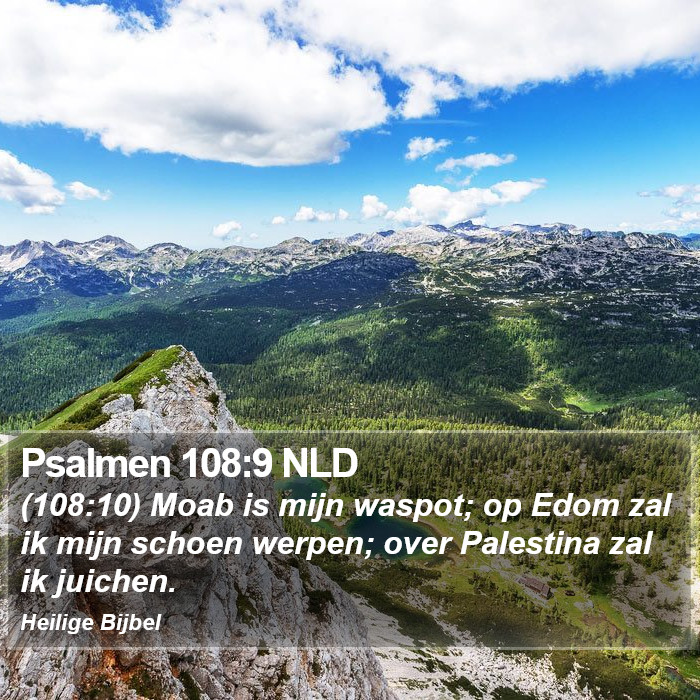 Psalmen 108:9 NLD Bible Study