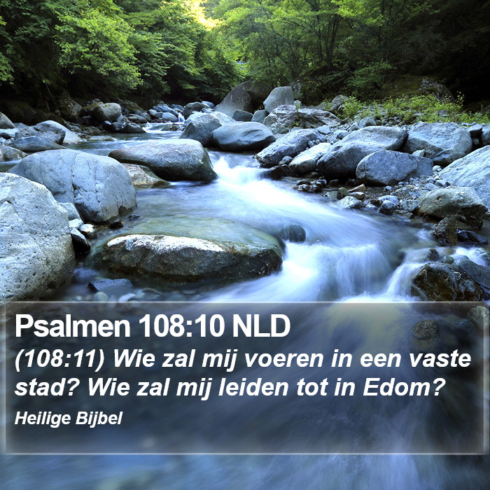 Psalmen 108:10 NLD Bible Study