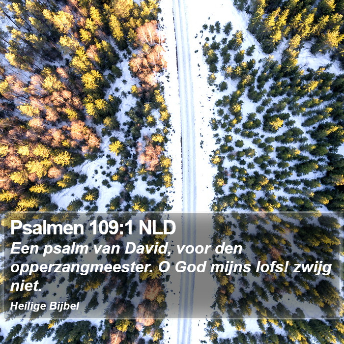 Psalmen 109:1 NLD Bible Study