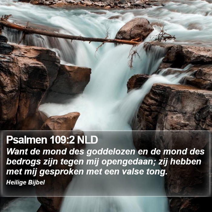 Psalmen 109:2 NLD Bible Study