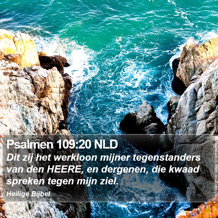 Psalmen 109:20 NLD Bible Study