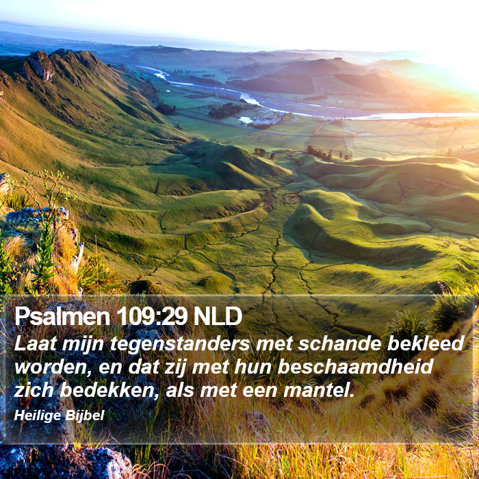 Psalmen 109:29 NLD Bible Study
