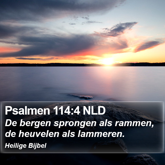 Psalmen 114:4 NLD Bible Study