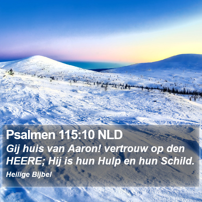 Psalmen 115:10 NLD Bible Study