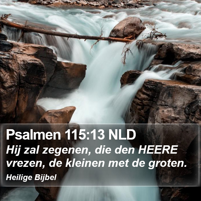 Psalmen 115:13 NLD Bible Study