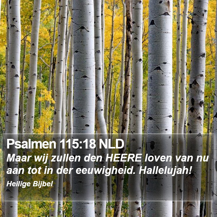 Psalmen 115:18 NLD Bible Study