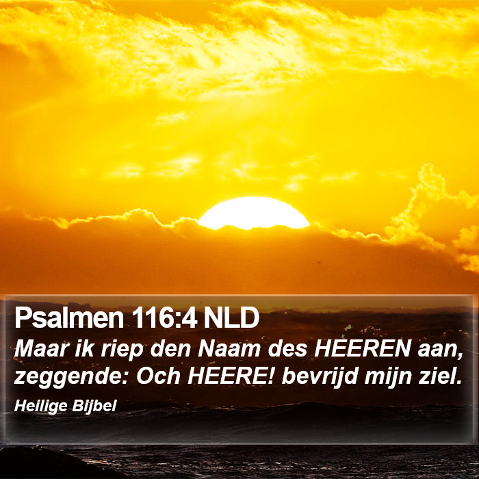 Psalmen 116:4 NLD Bible Study
