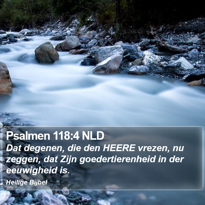 Psalmen 118:4 NLD Bible Study