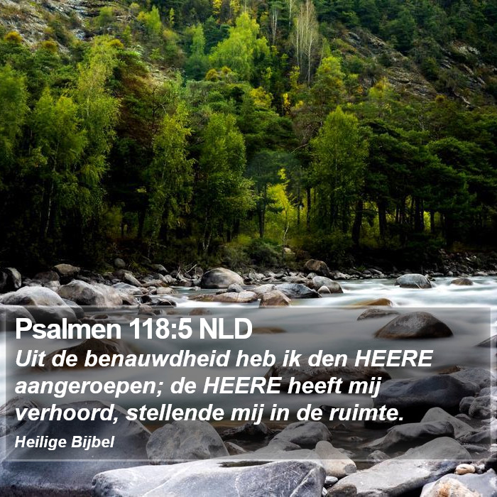 Psalmen 118:5 NLD Bible Study