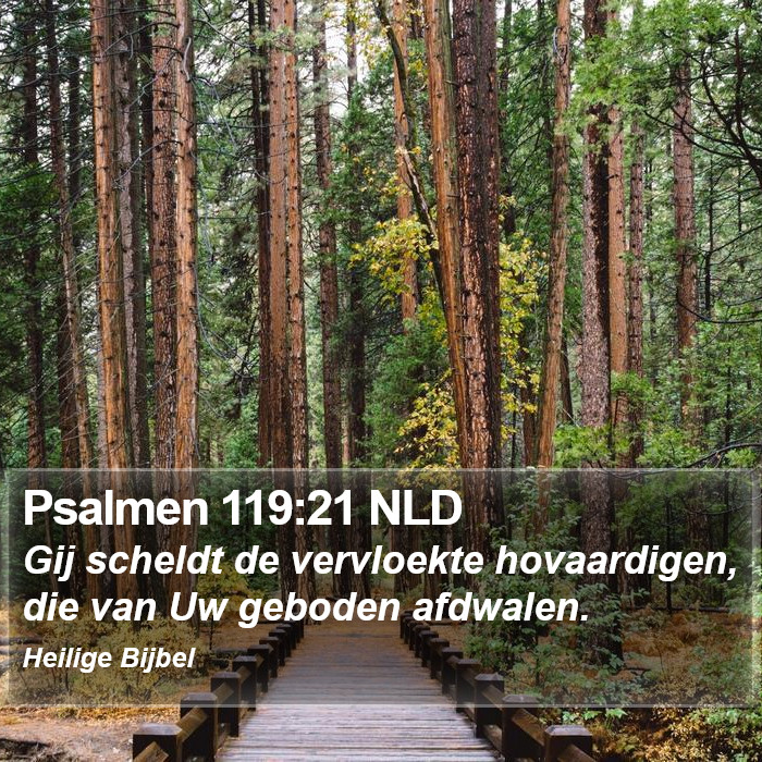 Psalmen 119:21 NLD Bible Study