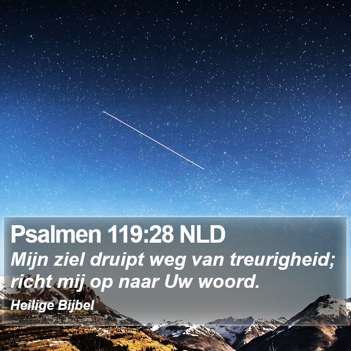 Psalmen 119:28 NLD Bible Study