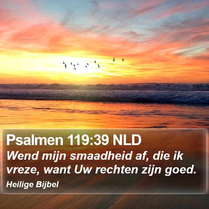 Psalmen 119:39 NLD Bible Study