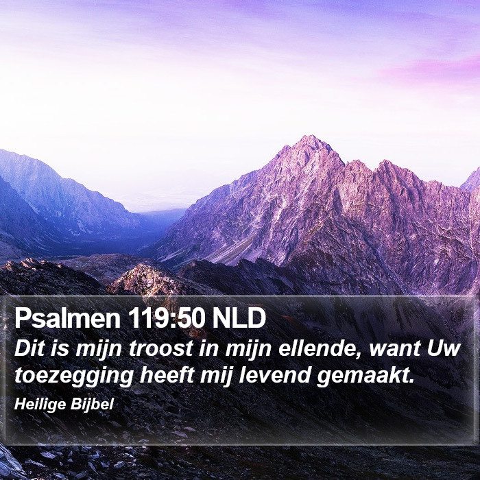 Psalmen 119:50 NLD Bible Study