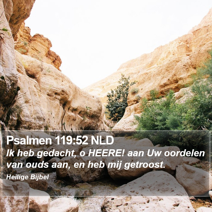 Psalmen 119:52 NLD Bible Study