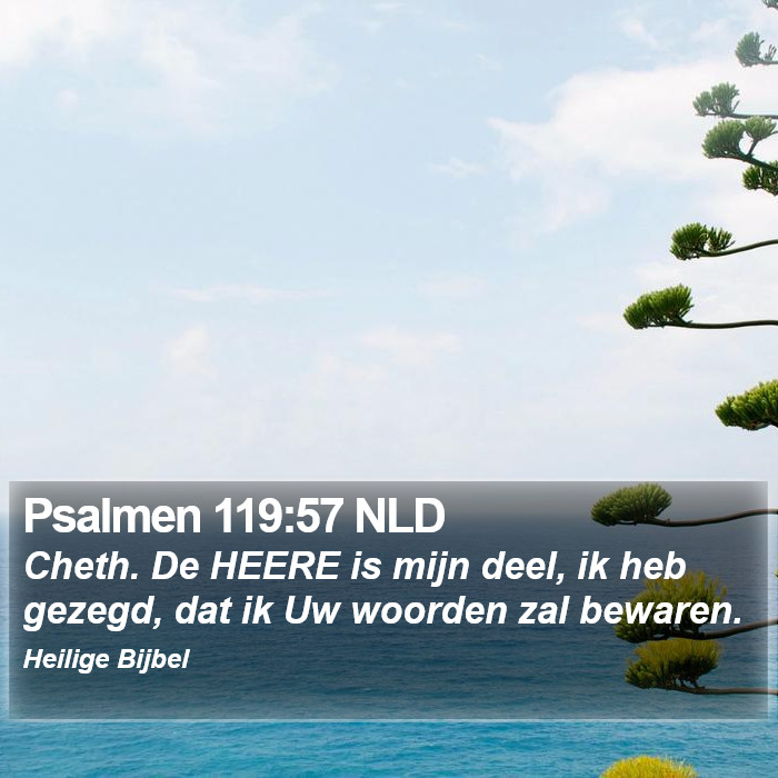 Psalmen 119:57 NLD Bible Study