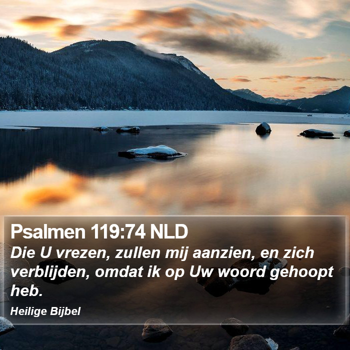 Psalmen 119:74 NLD Bible Study