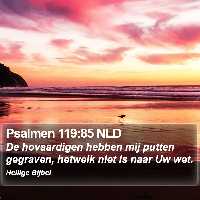Psalmen 119:85 NLD Bible Study