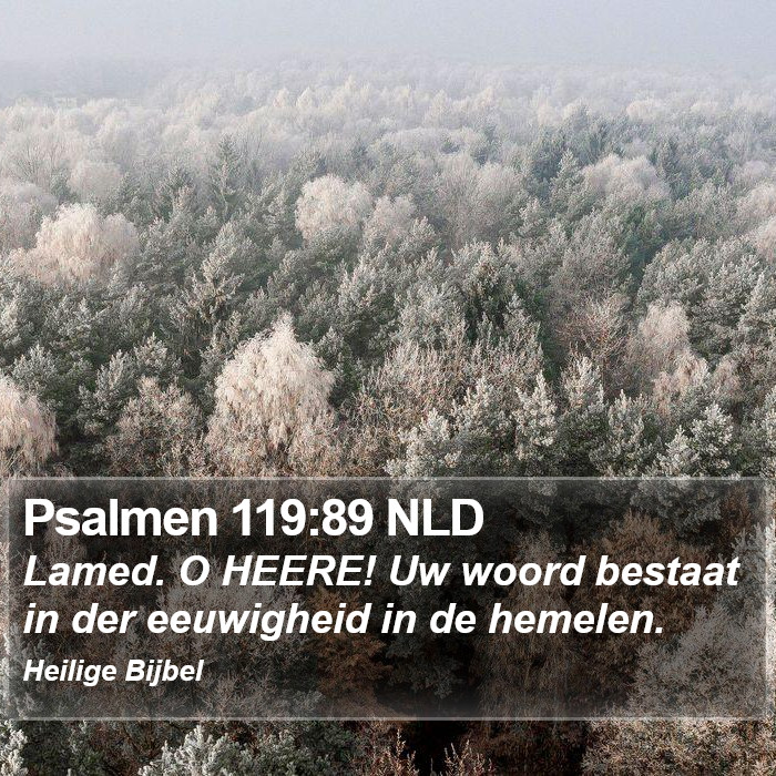 Psalmen 119:89 NLD Bible Study