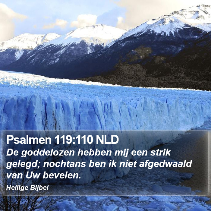 Psalmen 119:110 NLD Bible Study