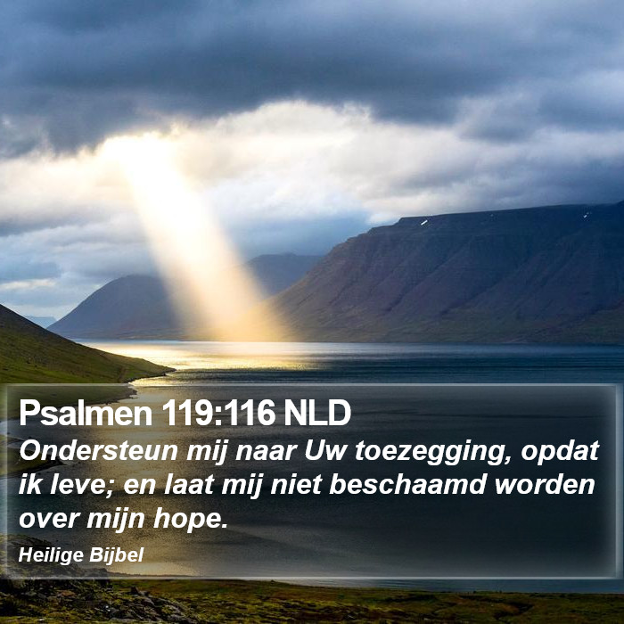 Psalmen 119:116 NLD Bible Study