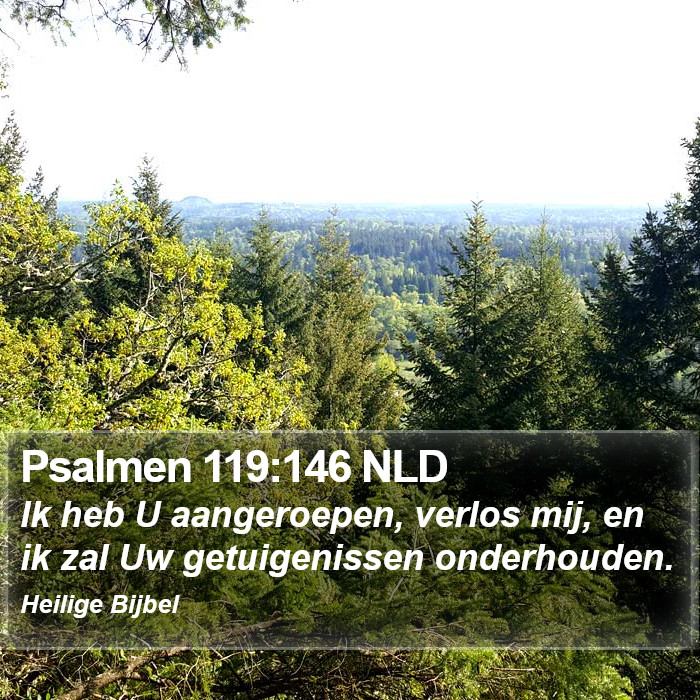Psalmen 119:146 NLD Bible Study