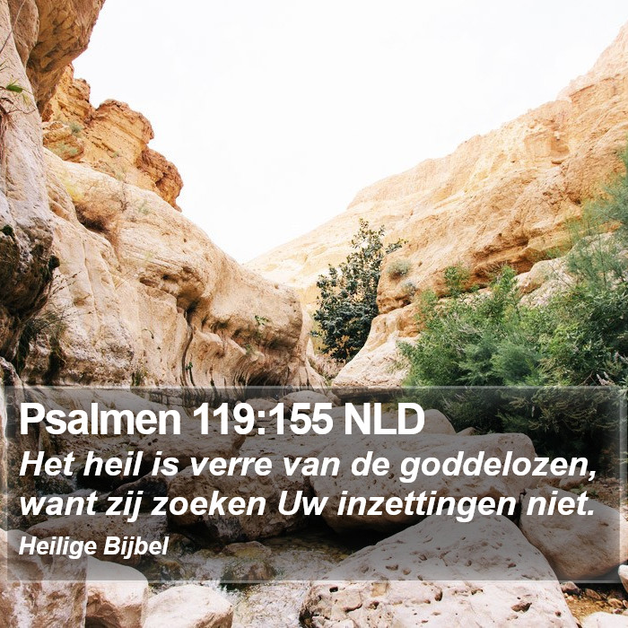 Psalmen 119:155 NLD Bible Study