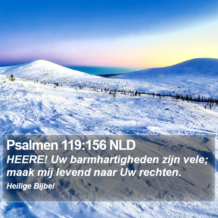 Psalmen 119:156 NLD Bible Study
