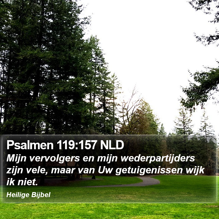 Psalmen 119:157 NLD Bible Study