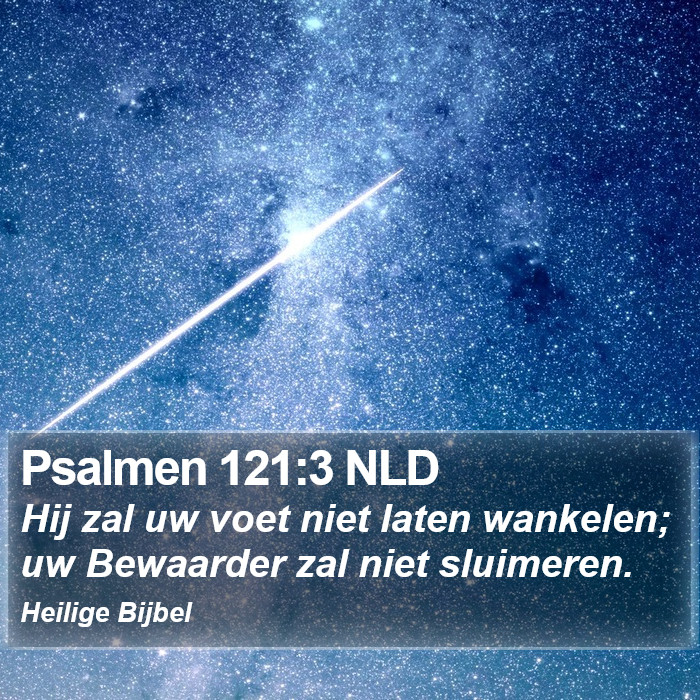 Psalmen 121:3 NLD Bible Study