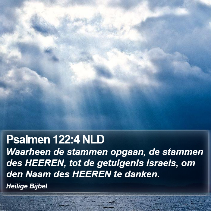 Psalmen 122:4 NLD Bible Study
