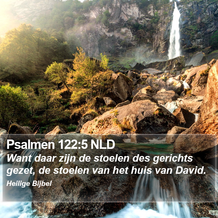 Psalmen 122:5 NLD Bible Study