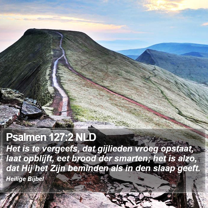 Psalmen 127:2 NLD Bible Study