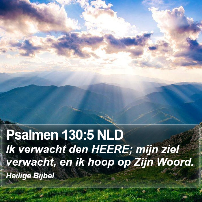 Psalmen 130:5 NLD Bible Study