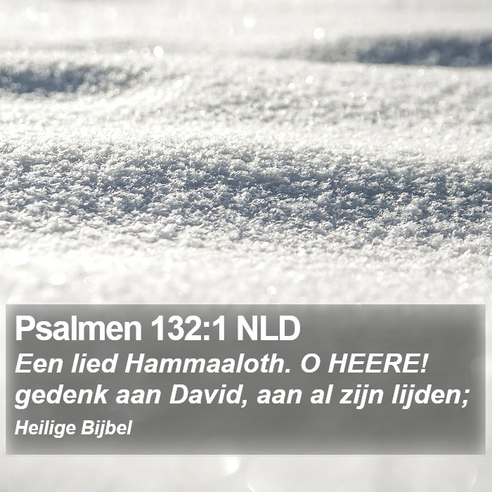 Psalmen 132:1 NLD Bible Study