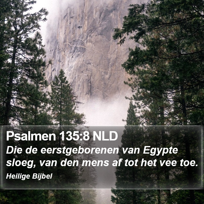 Psalmen 135:8 NLD Bible Study
