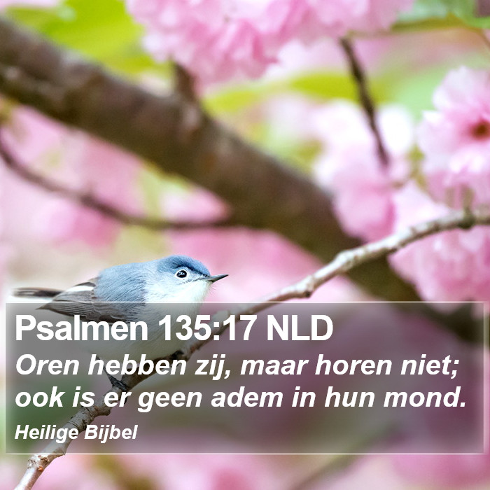 Psalmen 135:17 NLD Bible Study