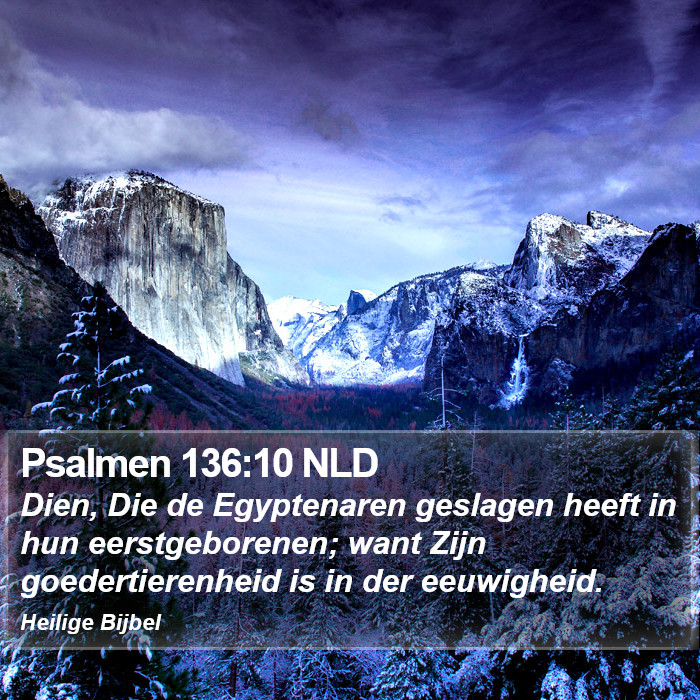 Psalmen 136:10 NLD Bible Study