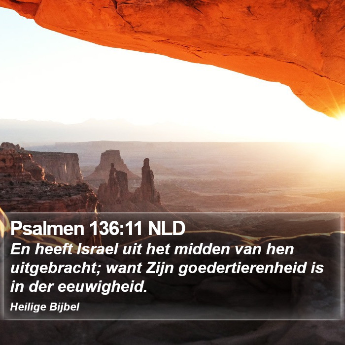 Psalmen 136:11 NLD Bible Study