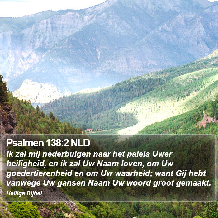 Psalmen 138:2 NLD Bible Study