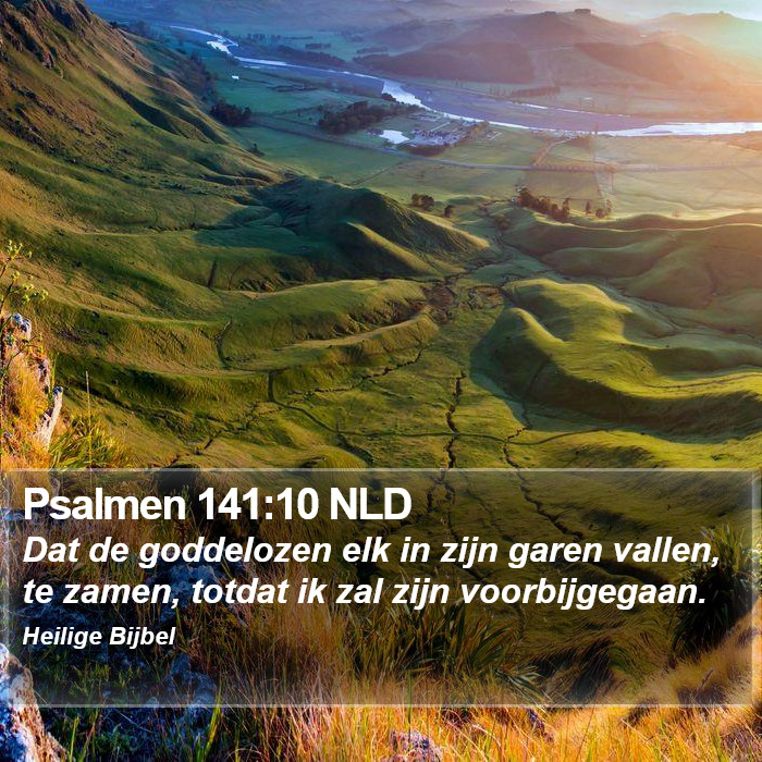 Psalmen 141:10 NLD Bible Study