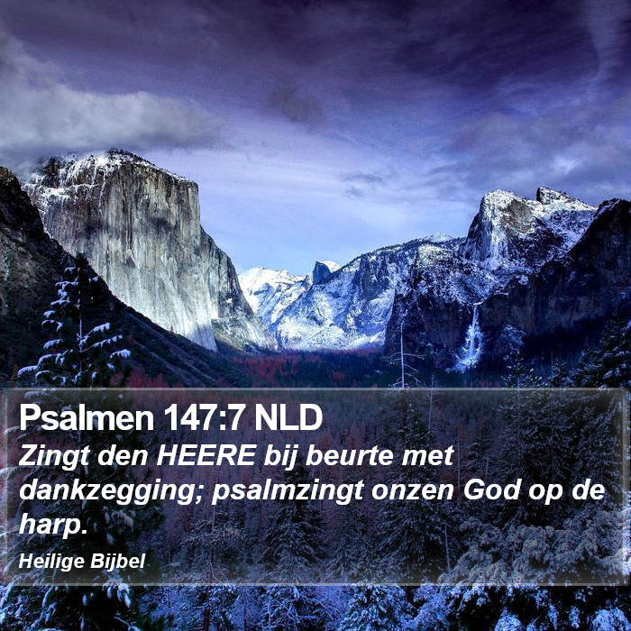 Psalmen 147:7 NLD Bible Study