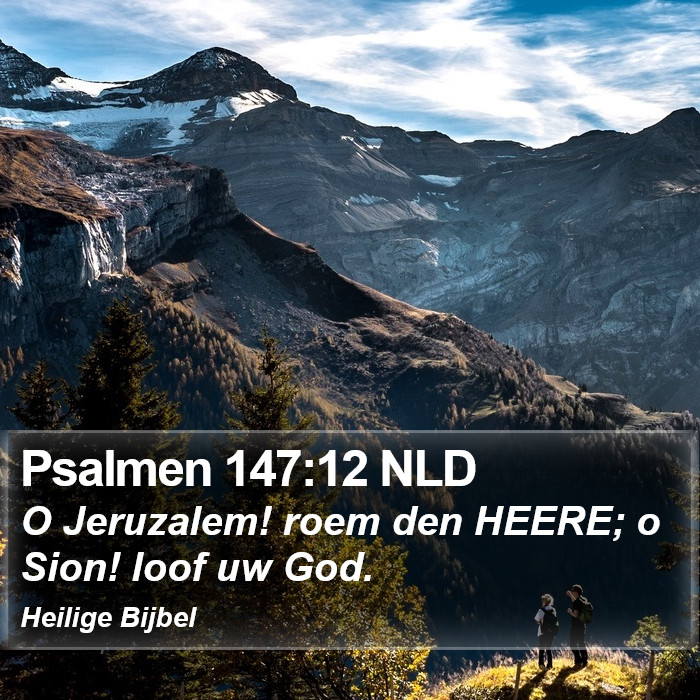 Psalmen 147:12 NLD Bible Study