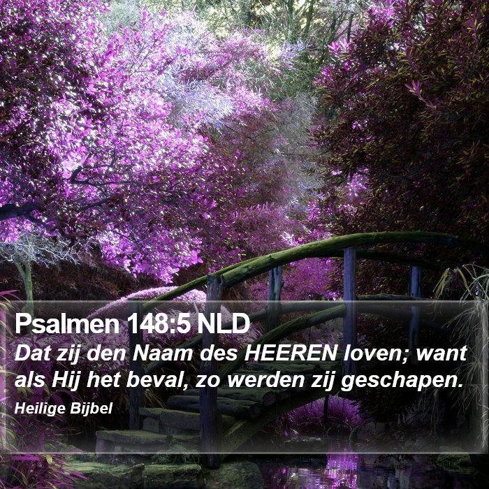 Psalmen 148:5 NLD Bible Study