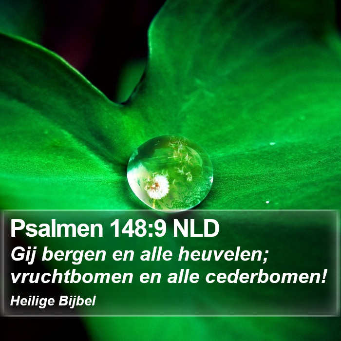 Psalmen 148:9 NLD Bible Study