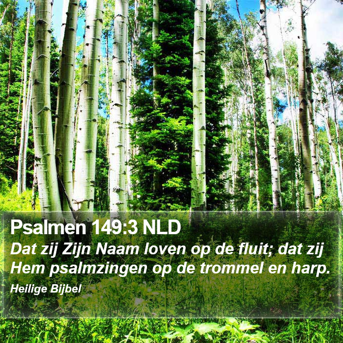 Psalmen 149:3 NLD Bible Study